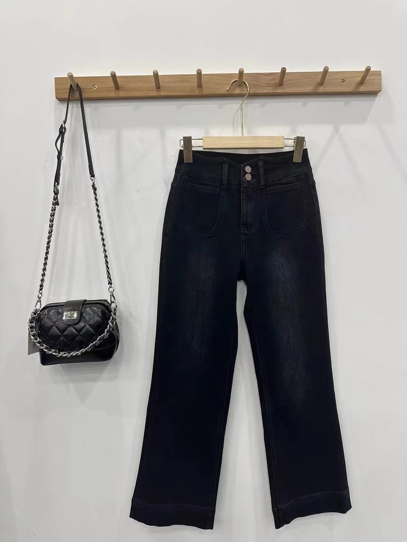 【云云精选】68290 欧货新款微喇裤