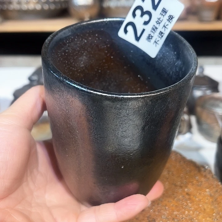 杯高温柴烧陶泥可乐杯