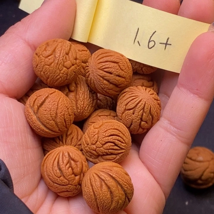 秦岭龙纹桃核15颗