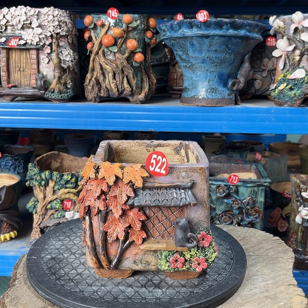 福利522 号陶然花器手工花盆