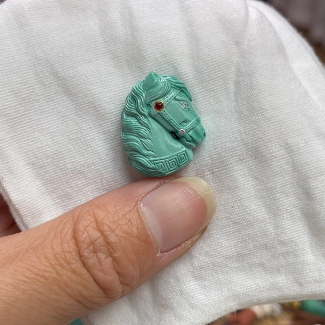 绿松石珠宝奇石未镶嵌