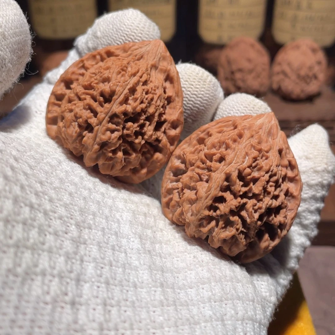 把件文玩核桃40三角满天星