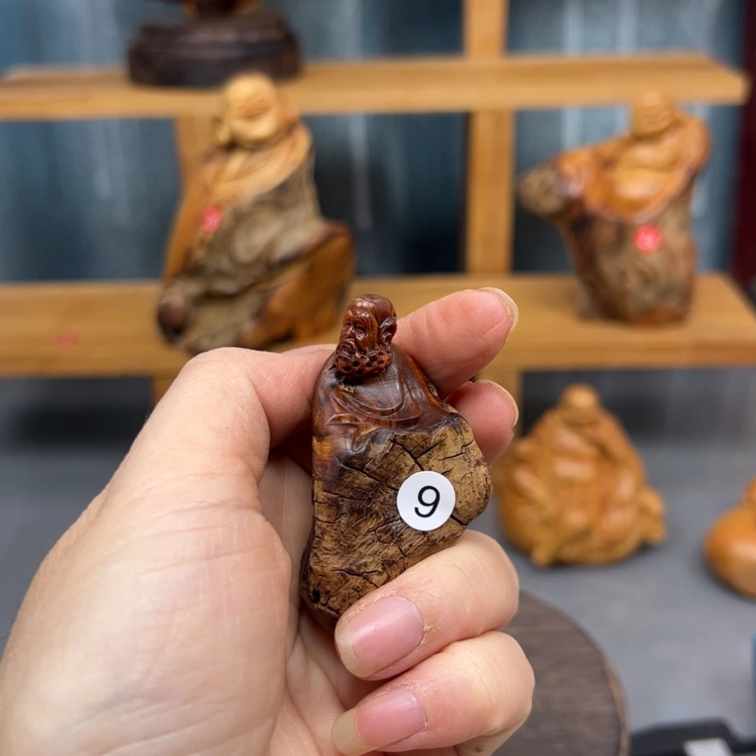 周***柏木崖柏木摆件手把件