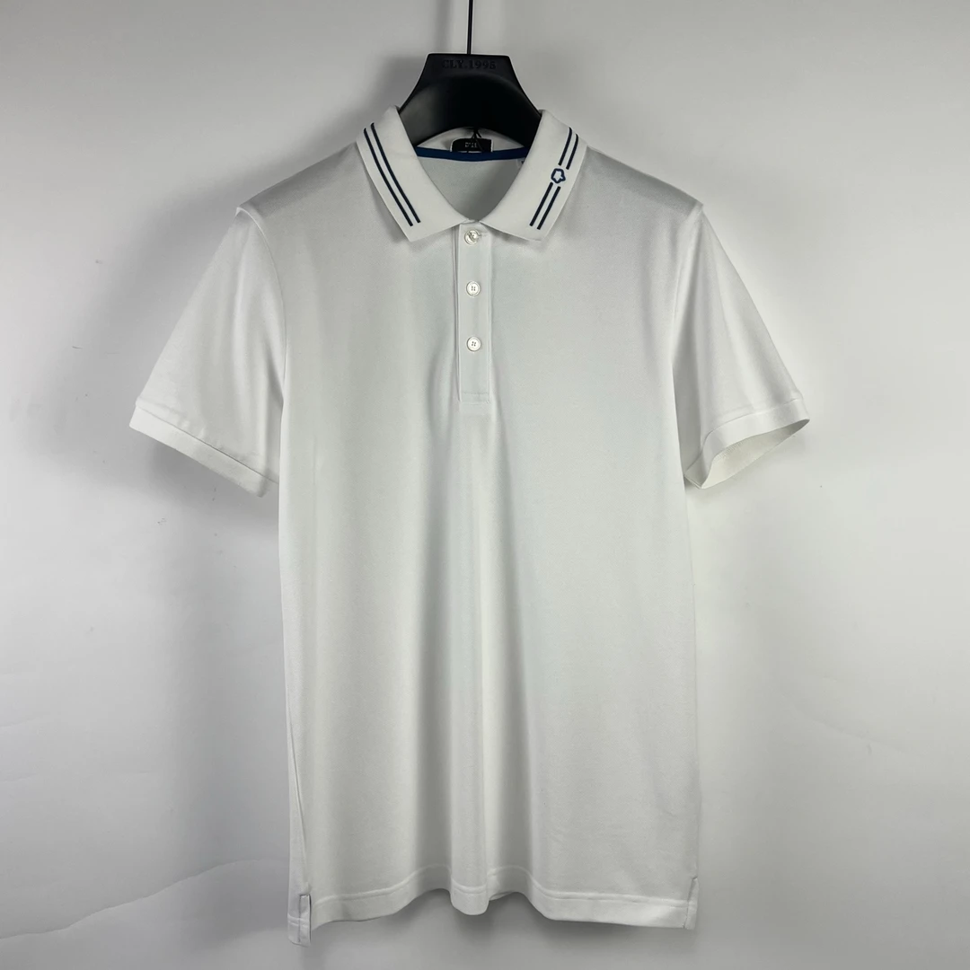 Dite/迪特  经典款翻领短袖polp衫 2521010/011浅蓝