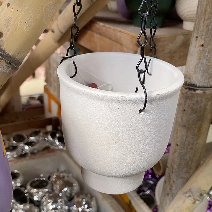 陶摆件陶盆有孔 瑕疵介意勿拍