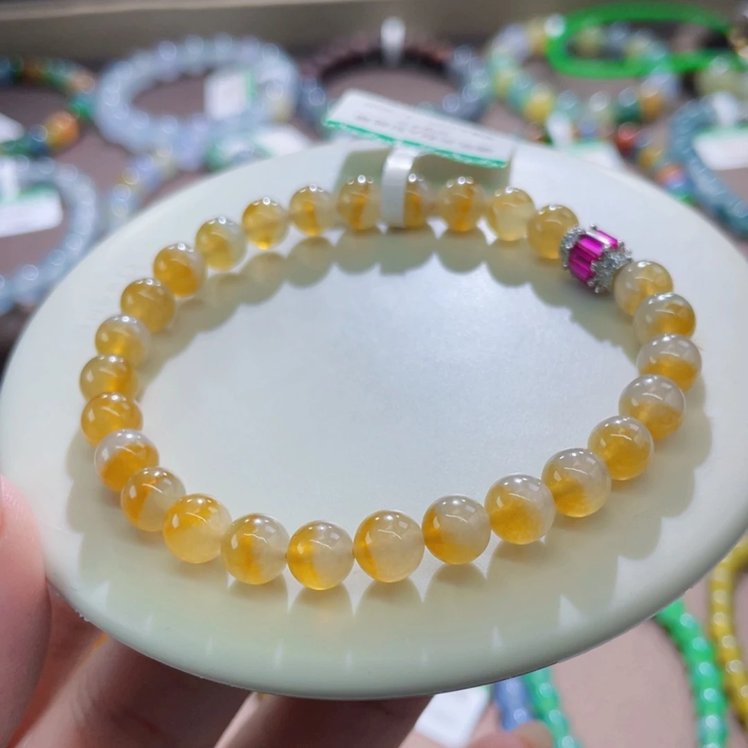 未镶嵌手链翡翠聚宝盆卡6.6