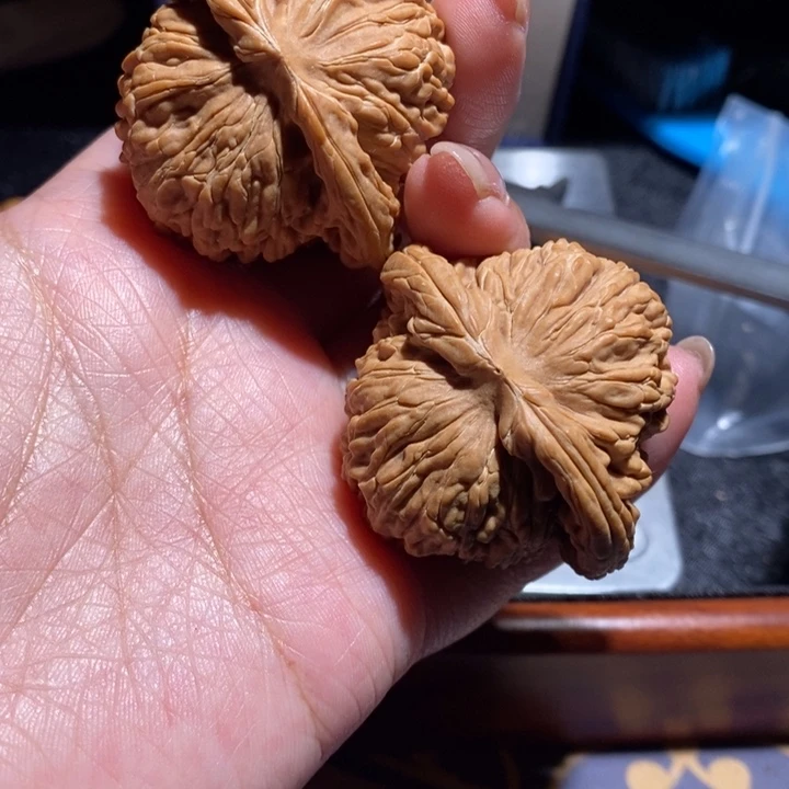 潜***阳把件文玩核桃45全楼子