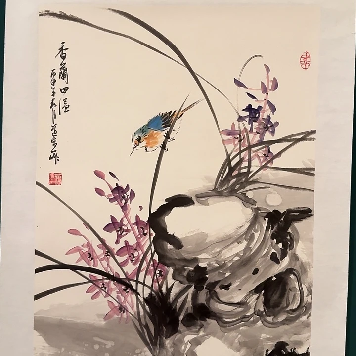国画董老师作品画作