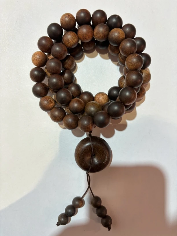 沉香 芽庄土沉金丝结留疤白奇楠长串1.4