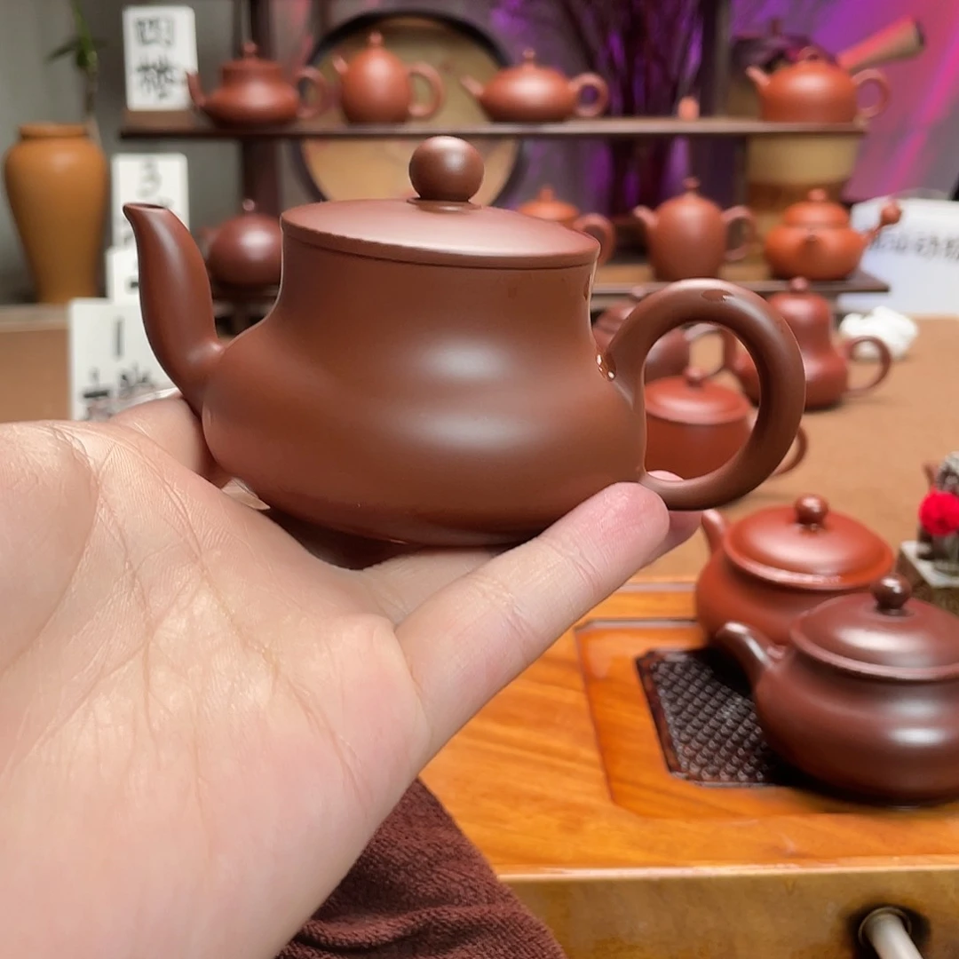 紫砂茶壶鲨*君德手拉