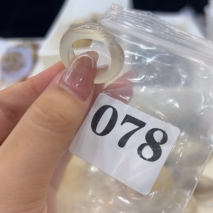 玛瑙/玉髓戒指合金78港16