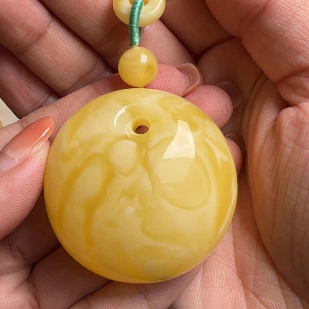 蜜蜡毛衣链未镶嵌无优化