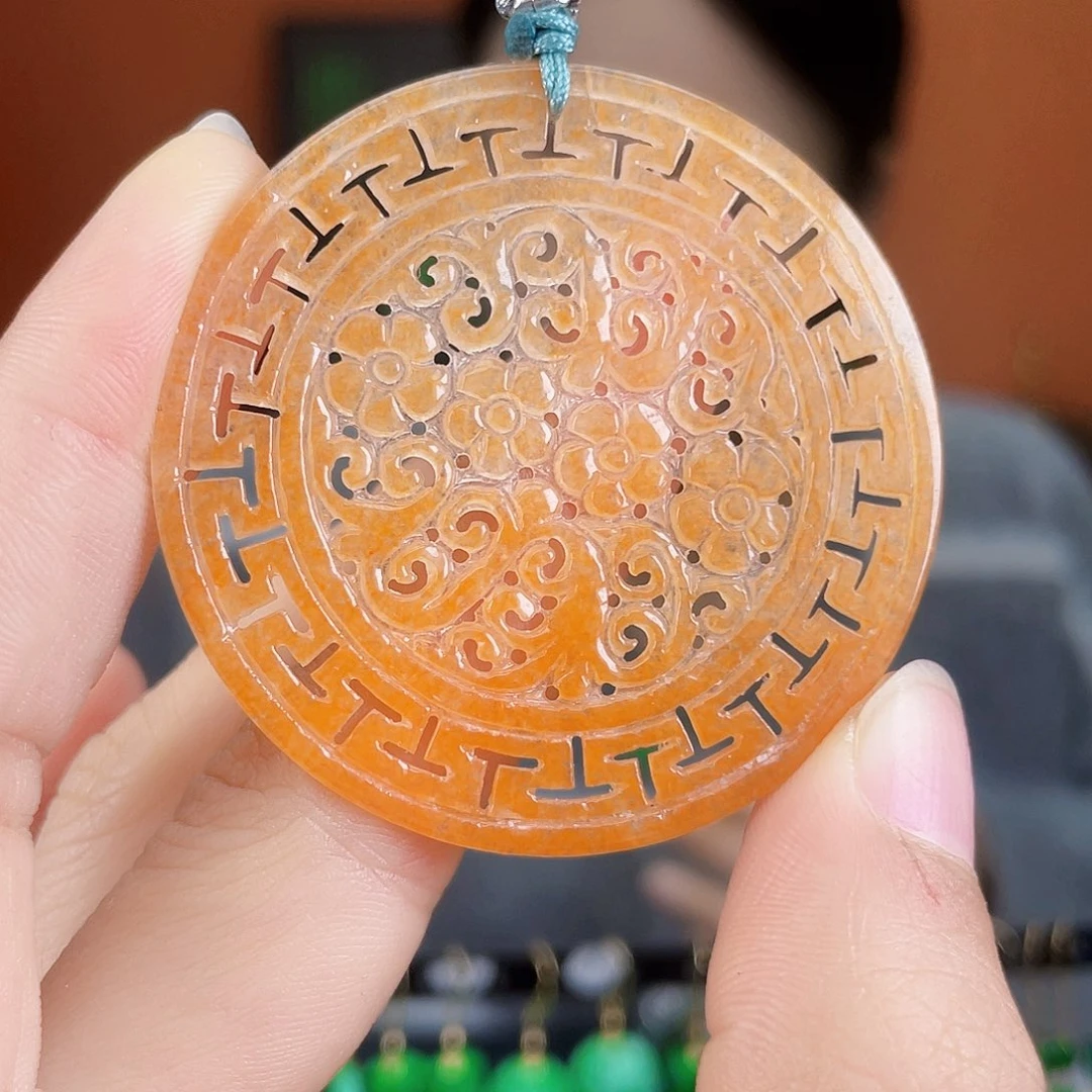 翡翠未镶嵌耳饰饰品