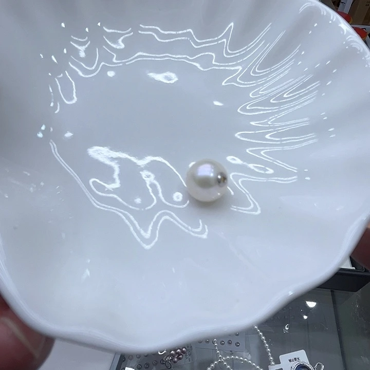 淡水珍珠颈饰银S925镶嵌