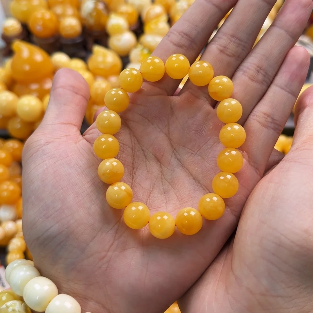 琥珀未镶嵌珠宝奇石11mm