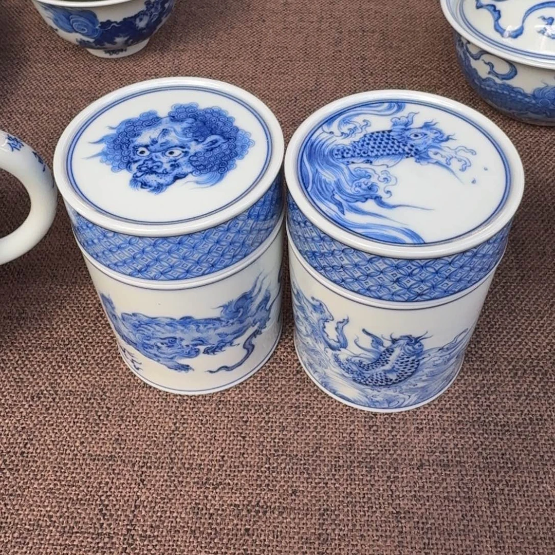 陈****8景德镇陶瓷手绘茶叶罐