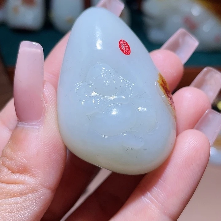 和田玉未镶嵌颈饰X7