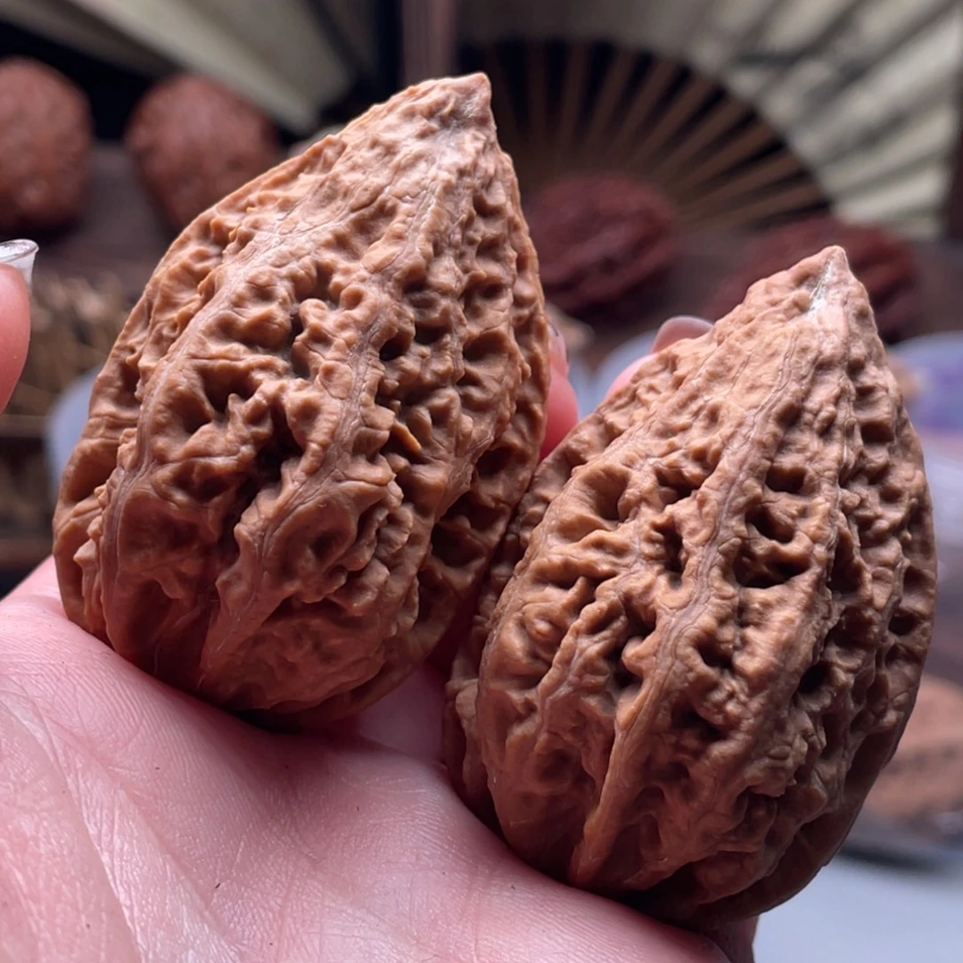 文玩核桃把件楸刀鱼17