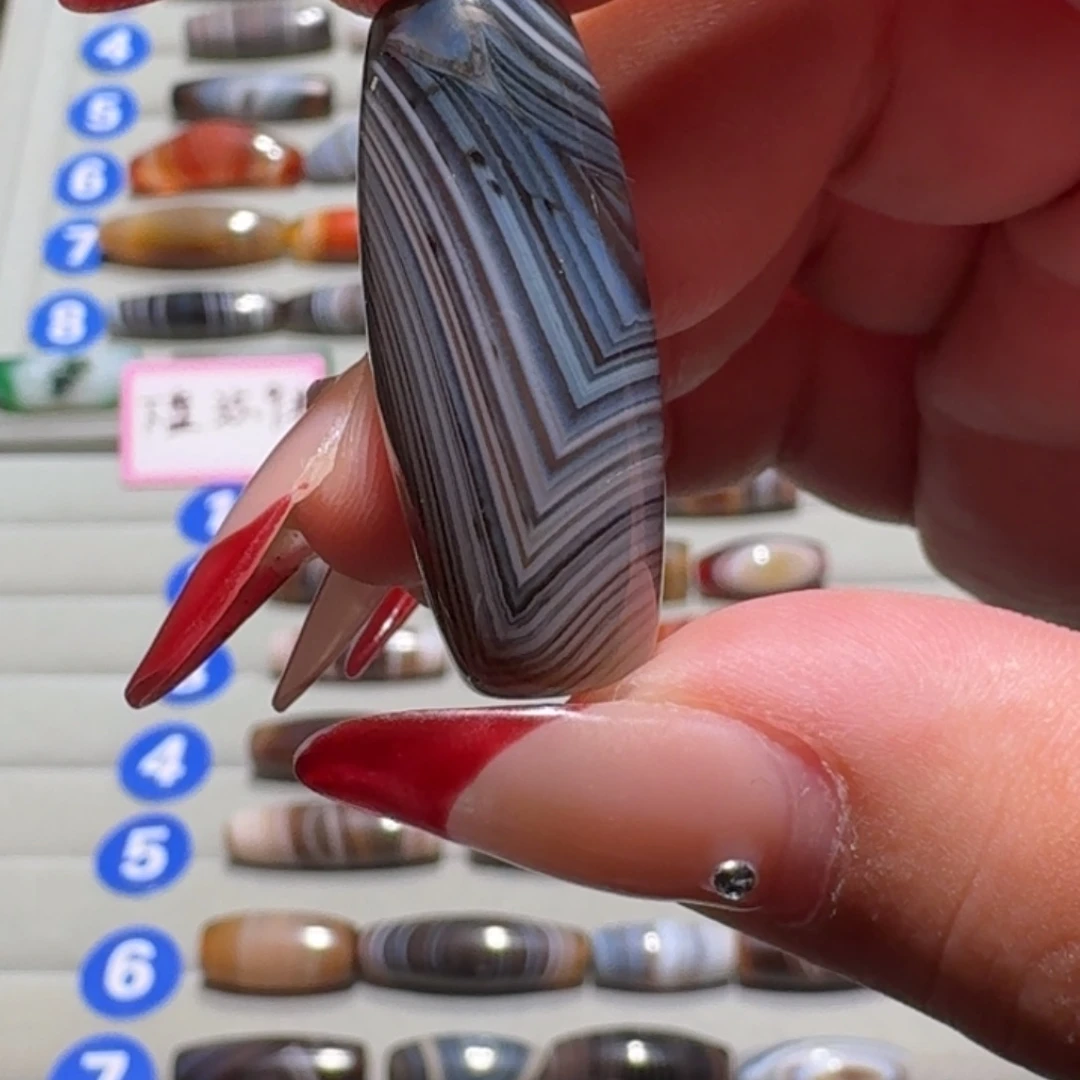 未镶嵌玛瑙/玉髓珠宝半成品