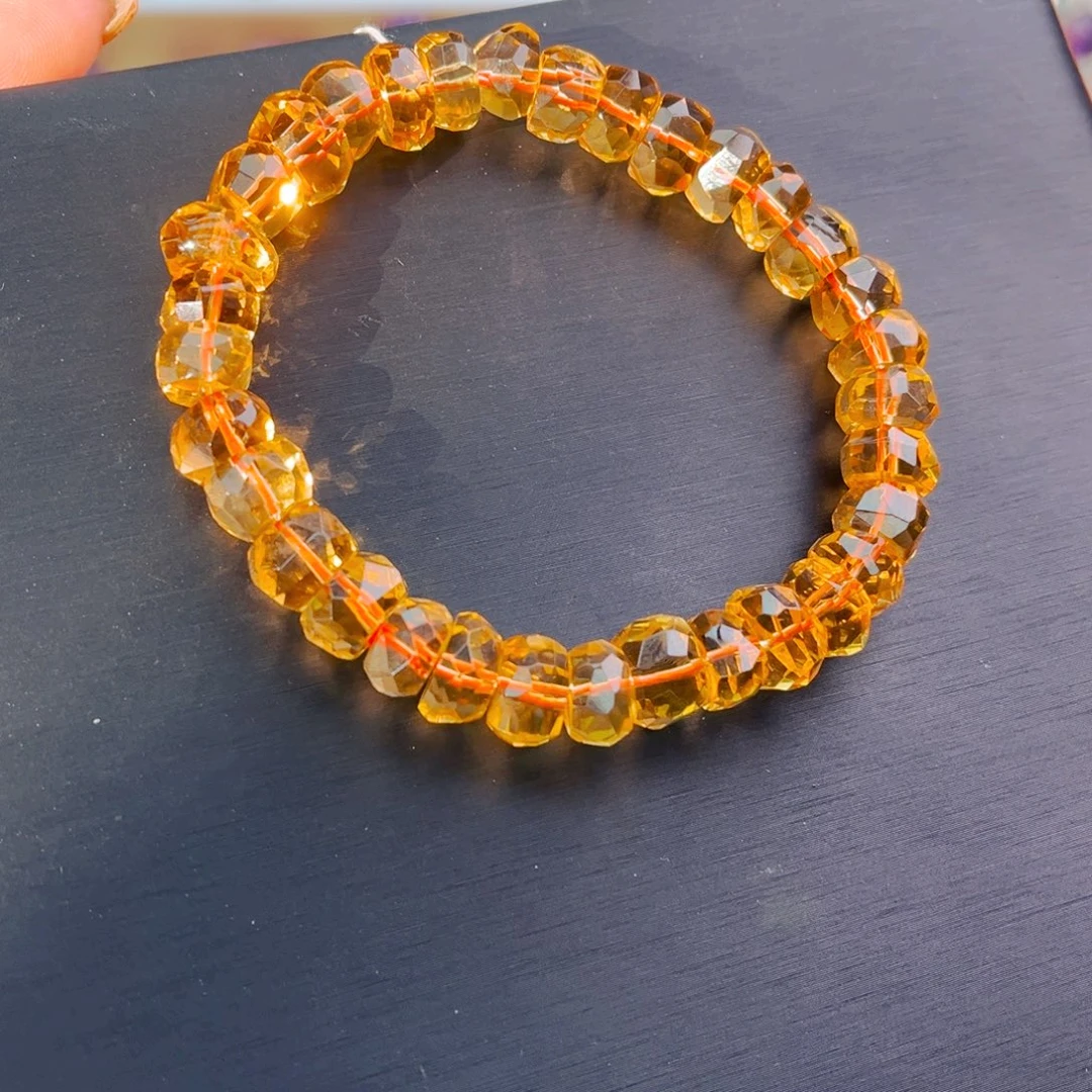 R***.水晶手串未镶嵌天然保真