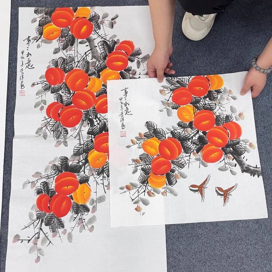 国画国画作品宣纸纯手绘