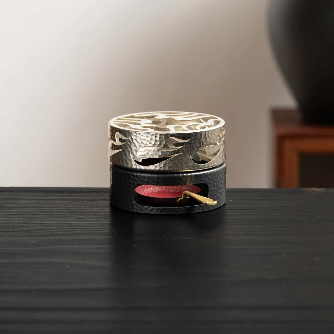 赤炎炉茶道茶配