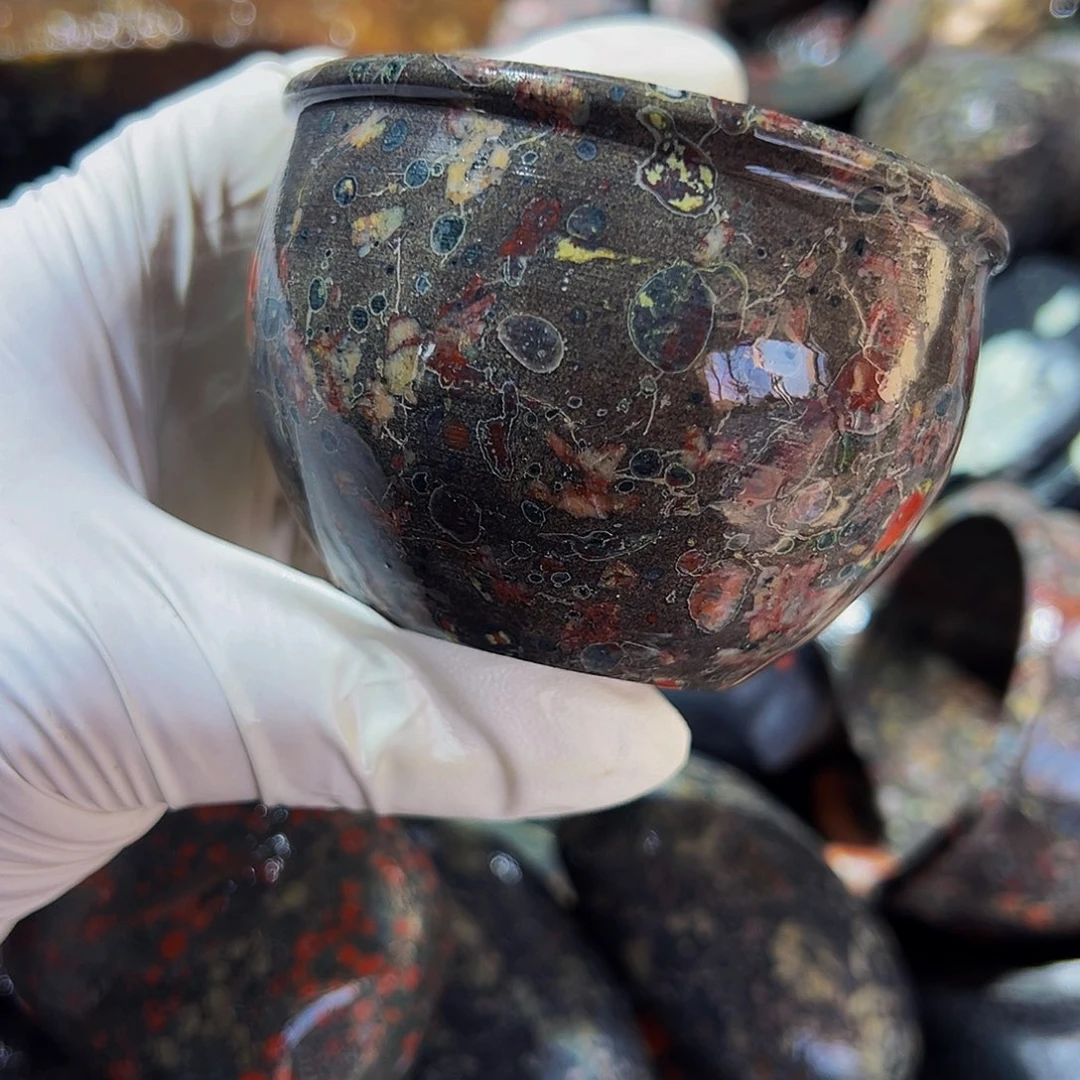 梅花玉鱼缸石茶周边微瑕不退不换