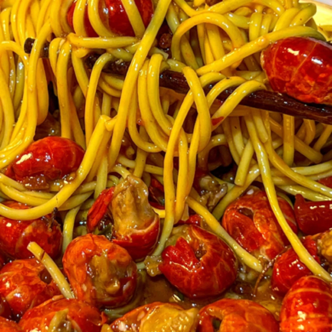 来份面条，龙虾伴侣，必须搭配熟食才拍！！！一份不知道多少G