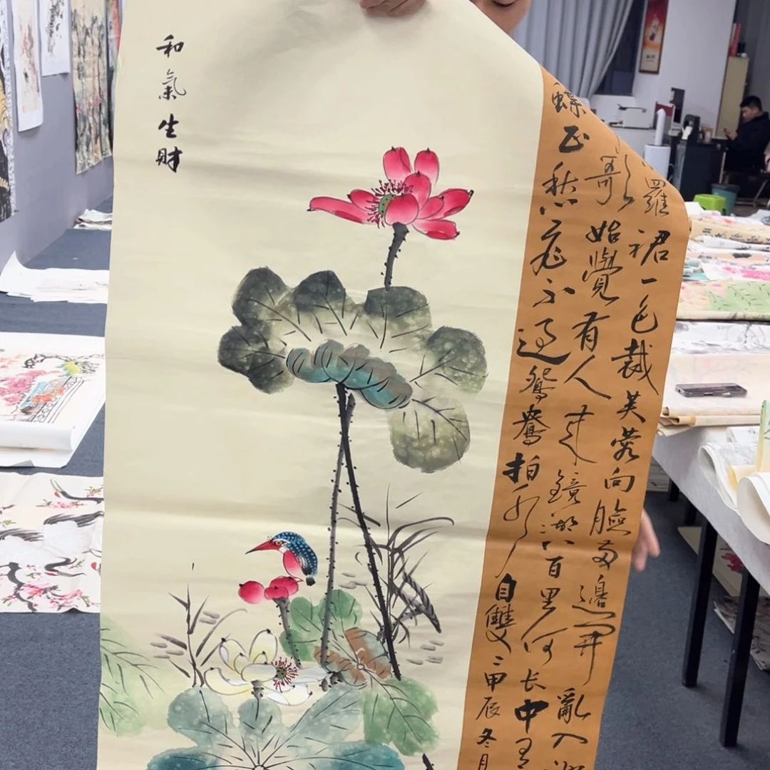 国画宣纸纯手绘字画