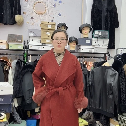 双面羊毛毛呢外套直播间为准