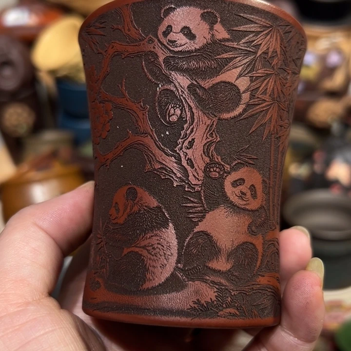 紫砂茶杯宜兴紫砂主人杯