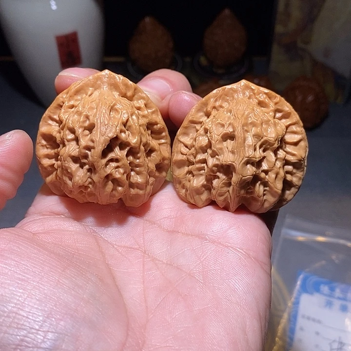 文玩核桃把件全品无修43尺蓟县佛肚