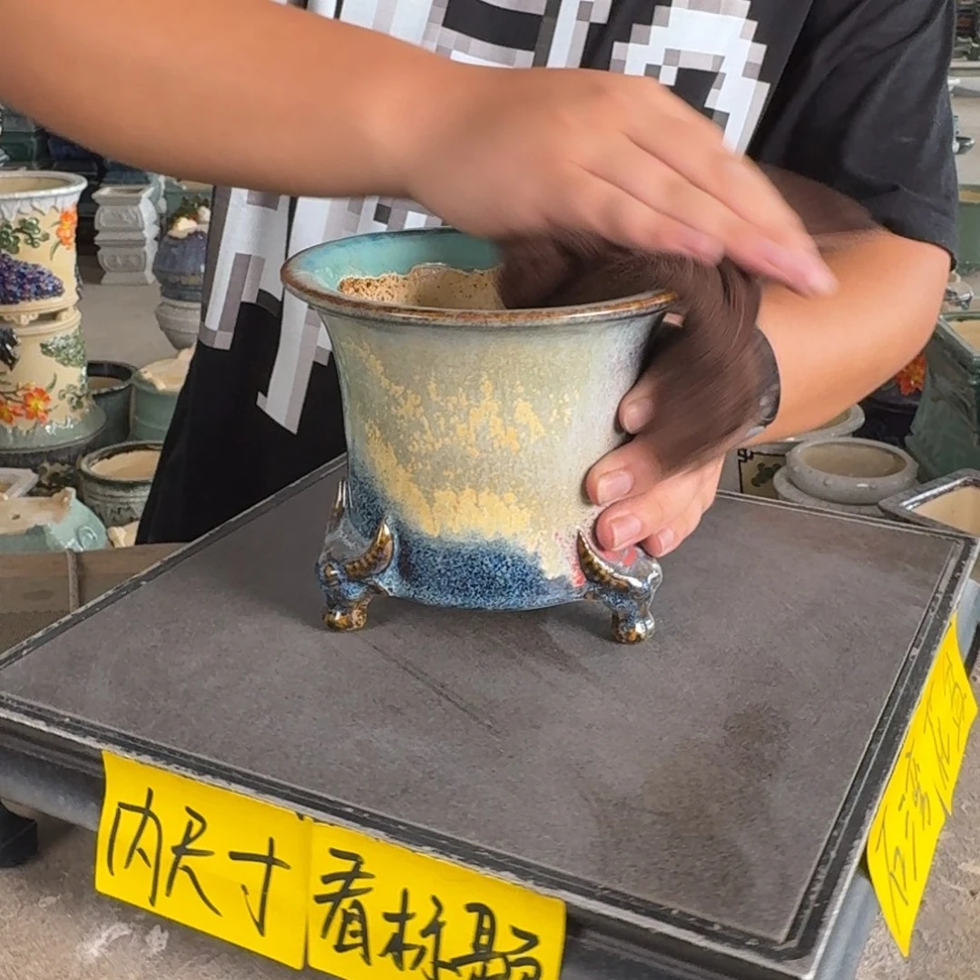 。一风堂石湾花盆 内12*11