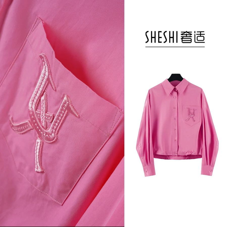 2025春季新款衬衫女立体长袖上衣时尚百搭外套JY3S0923