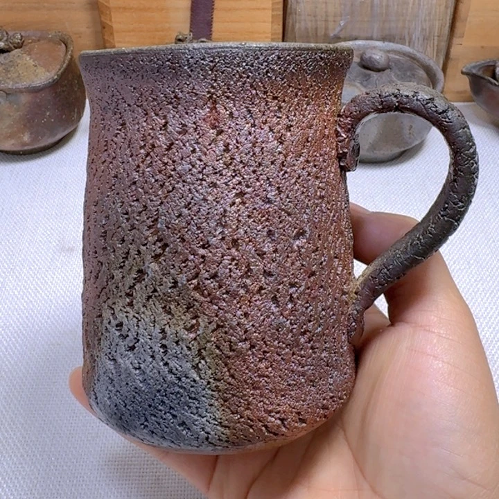 杯备前烧，岩本哲也马克杯