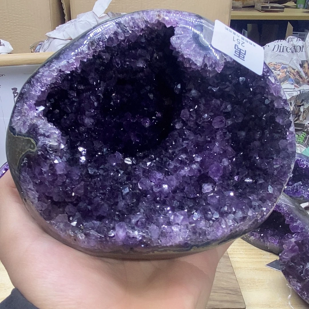 紫晶未镶嵌珠宝半成品