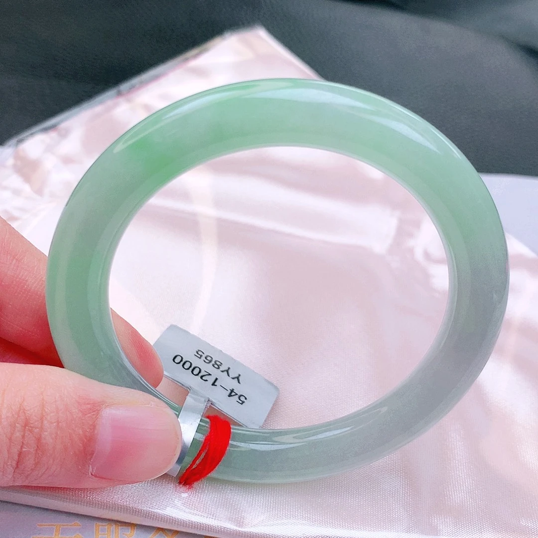 翡翠未镶嵌手镯缅甸天然a货翡翠手镯