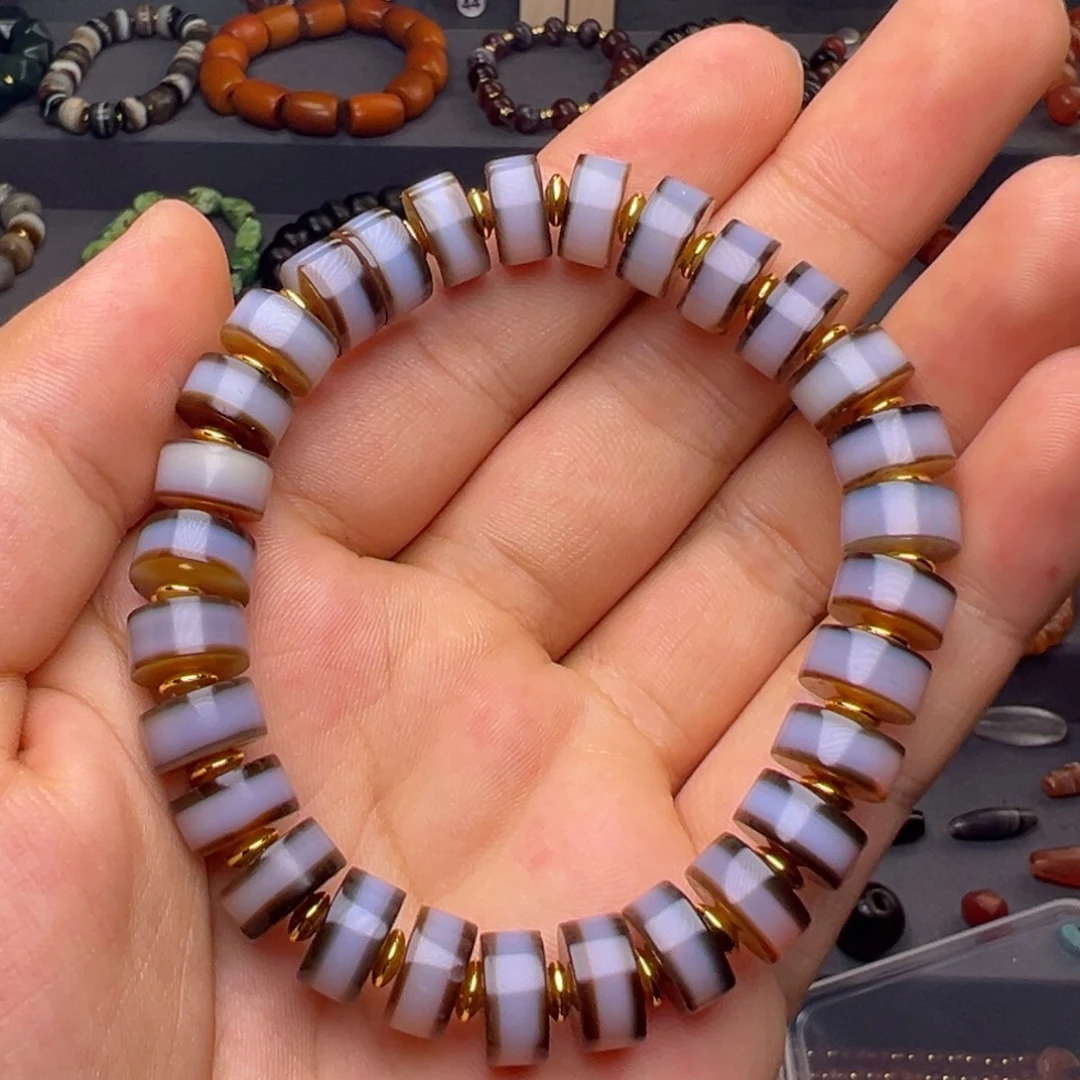 玛瑙/玉髓合金颈饰