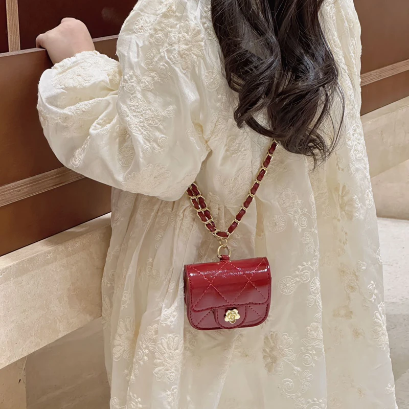 小香风儿童包包2025春季新款时尚女童单肩包洋气女孩零钱斜挎包