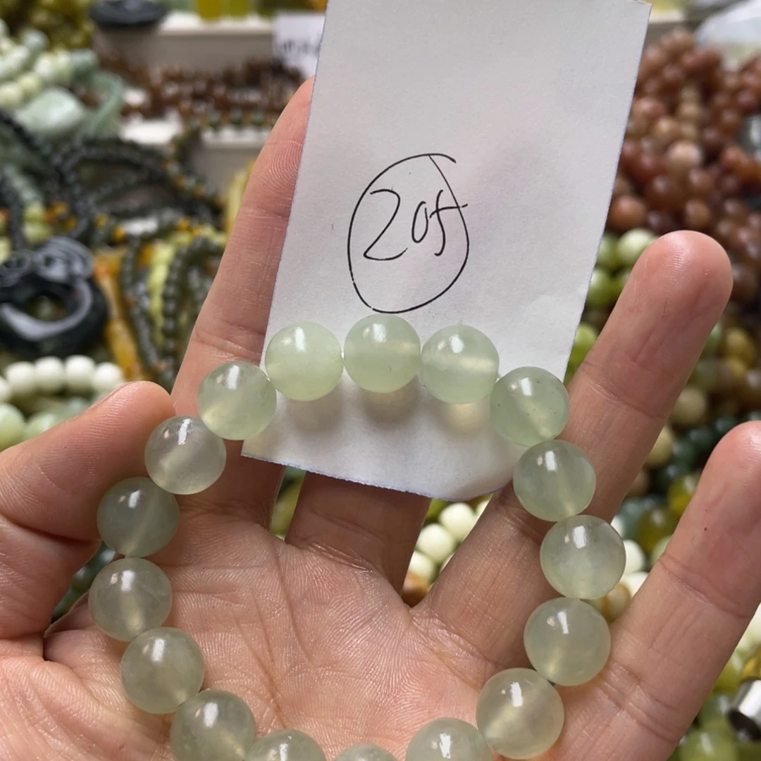 蛇纹石玉手链未镶嵌