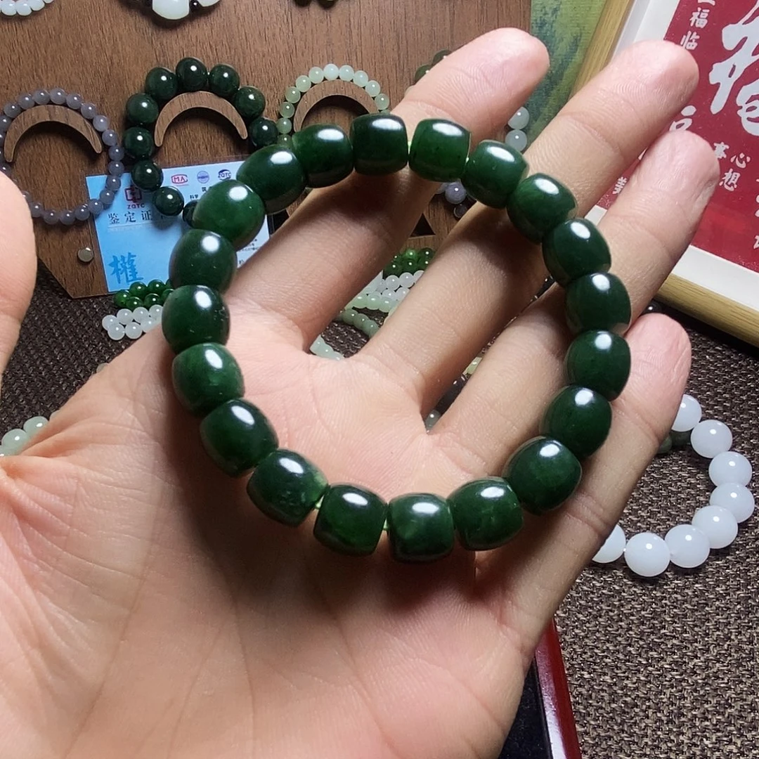和田玉未镶嵌手链