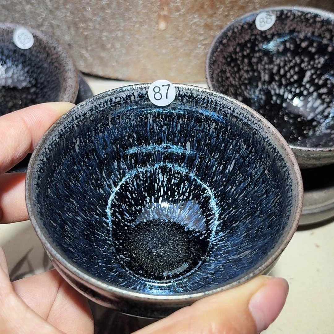 茶盏义兴龙窑建盏87微瑕