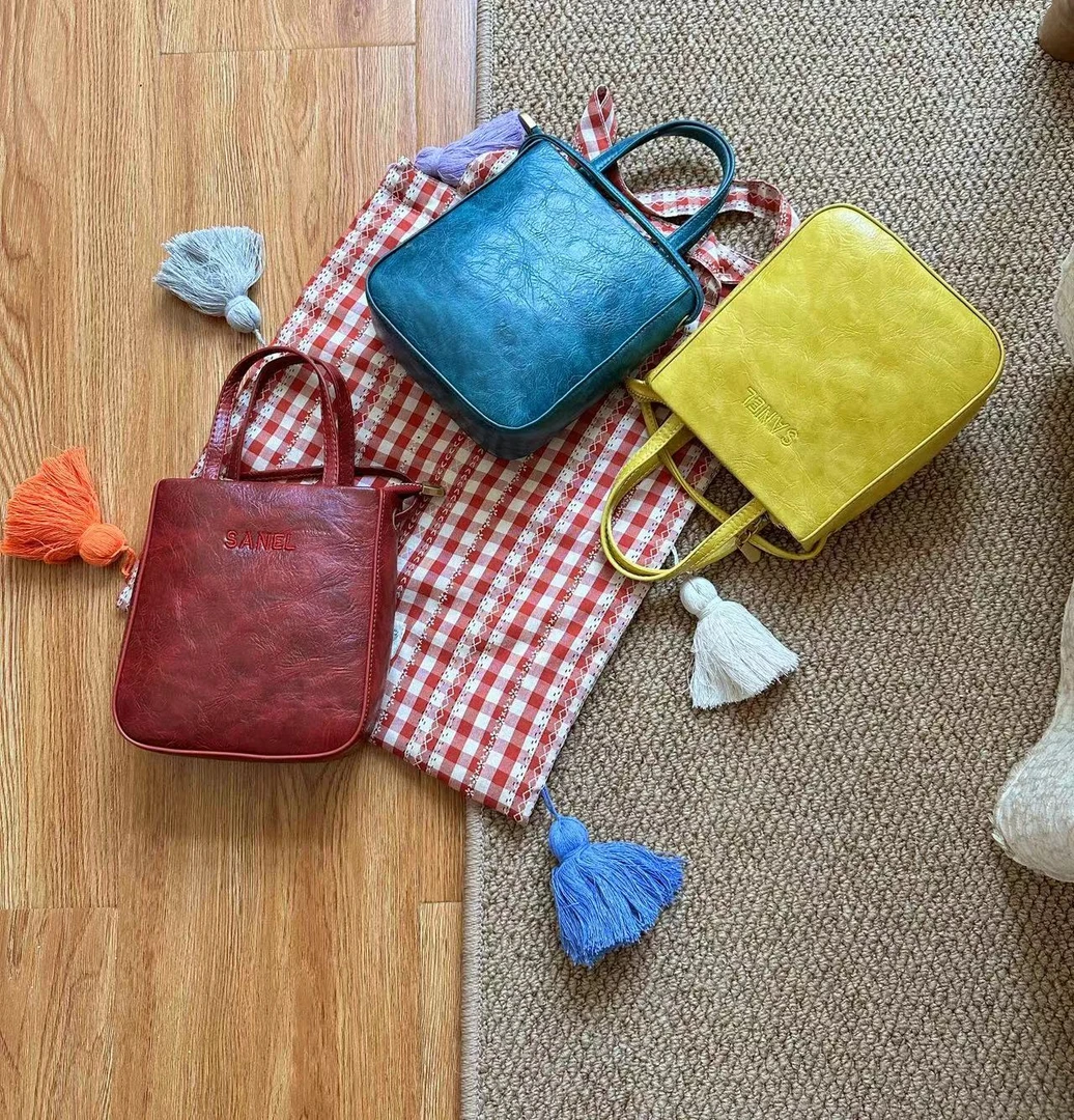 卷里卷气时尚单肩斜挎腋下复古包包1623-1655