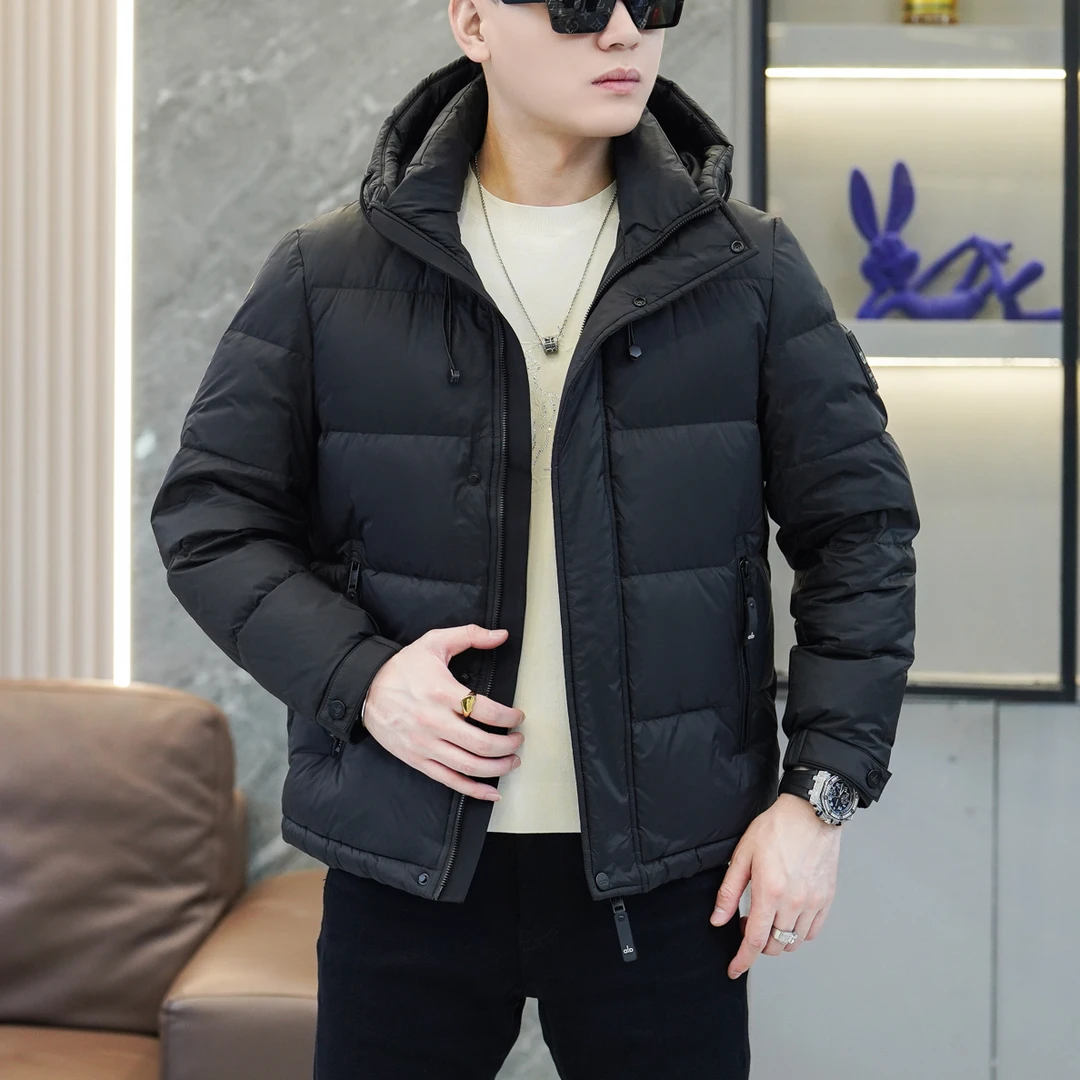 18589CR欧货.男士连帽潮流羽绒服90白鸭绒