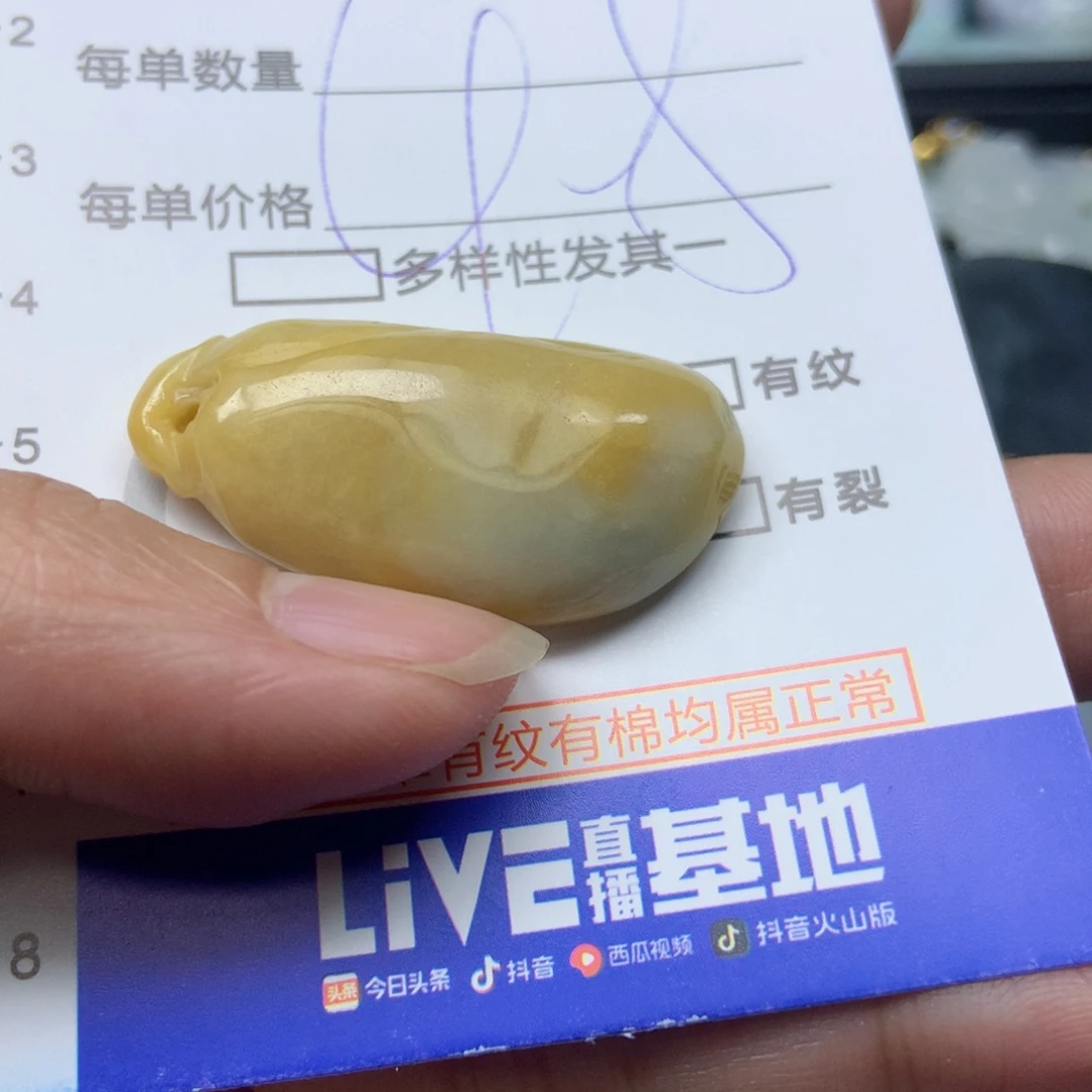 翡翠颈饰未镶嵌天然翡翠