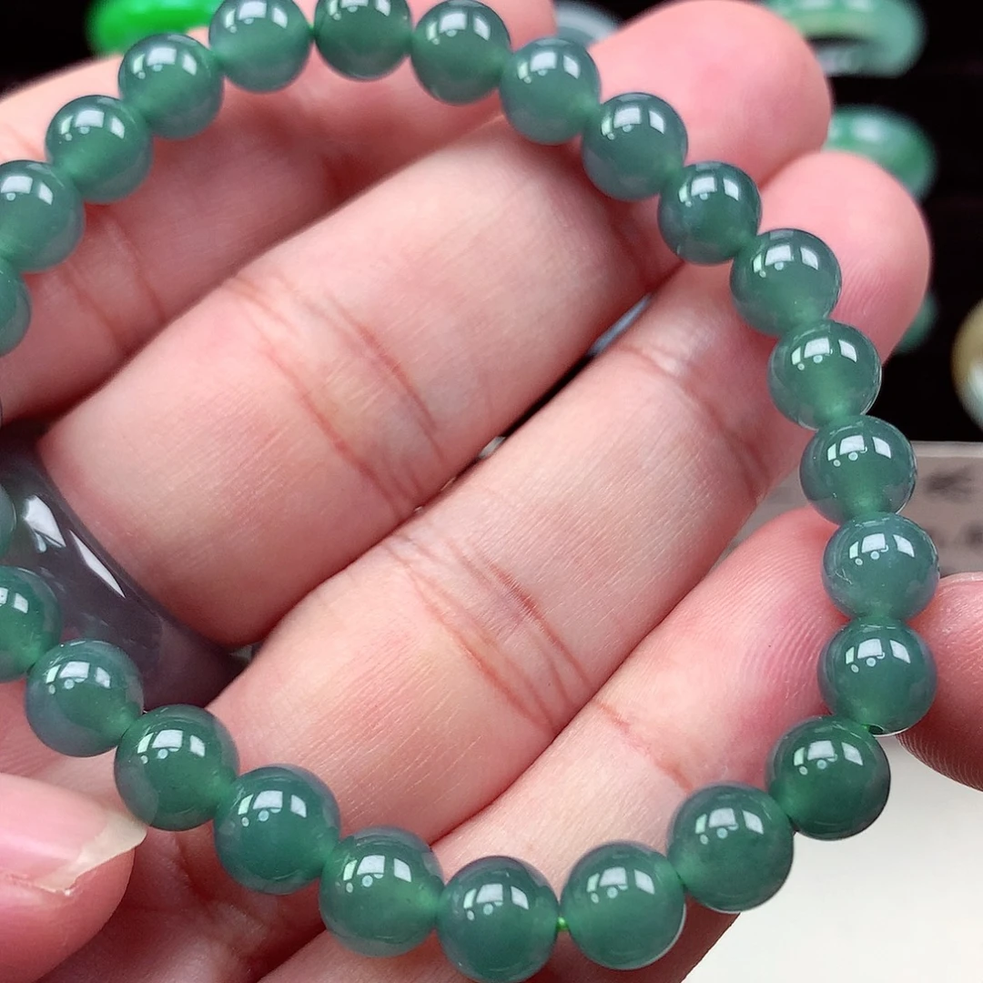 翡翠未镶嵌戒指天然