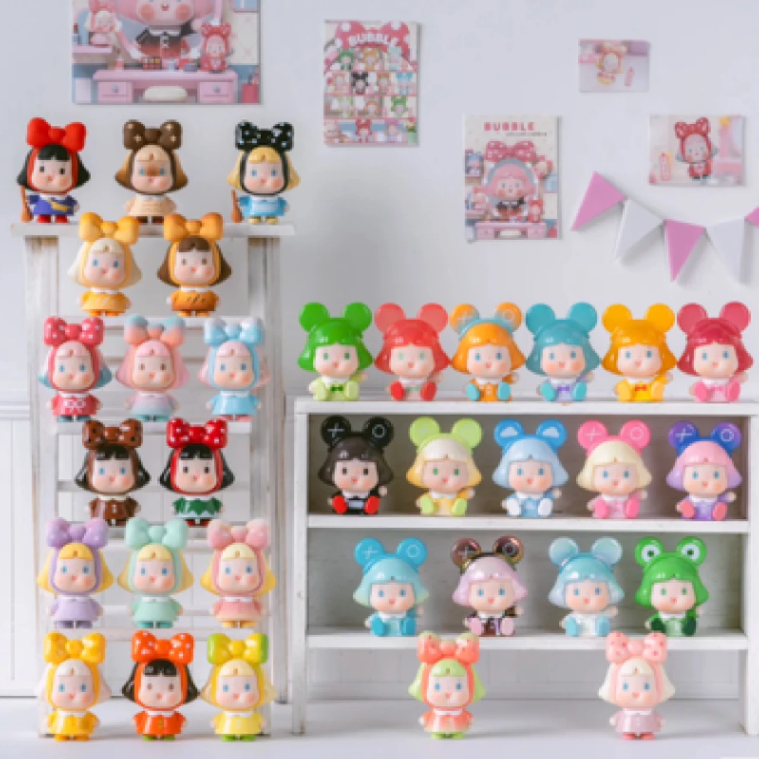 【沁沁拆盒】BUBBLE百变美少啵系列萌粒盲袋盲盒可爱