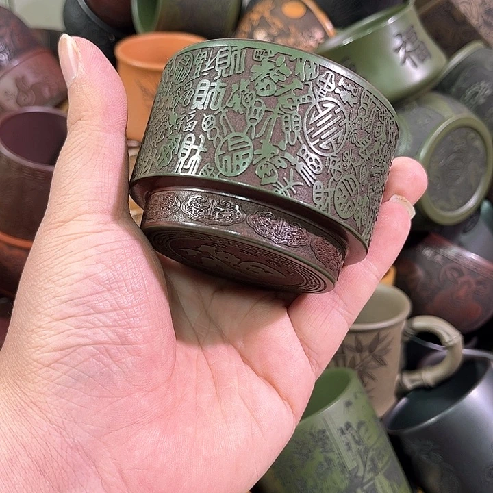 茶杯紫砂全手工紫砂主人杯