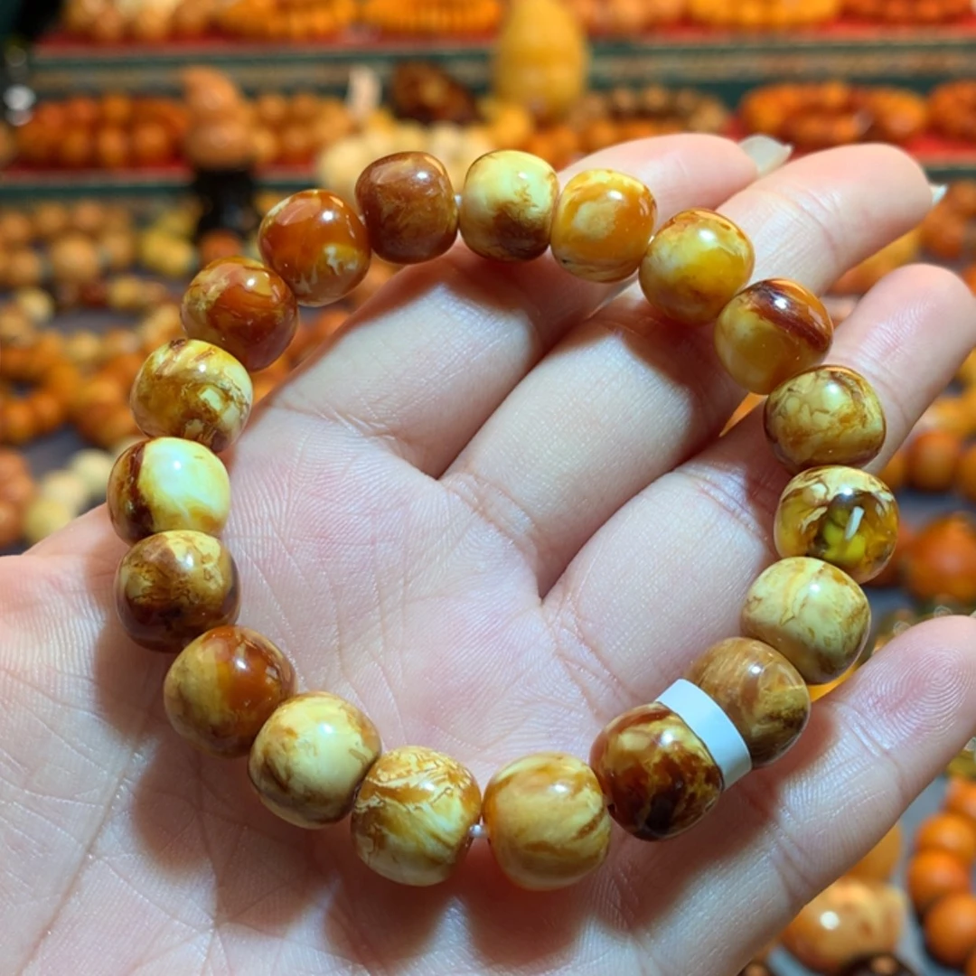 【闪购商品】未镶嵌蜜蜡手串唐****计蜜蜡手串