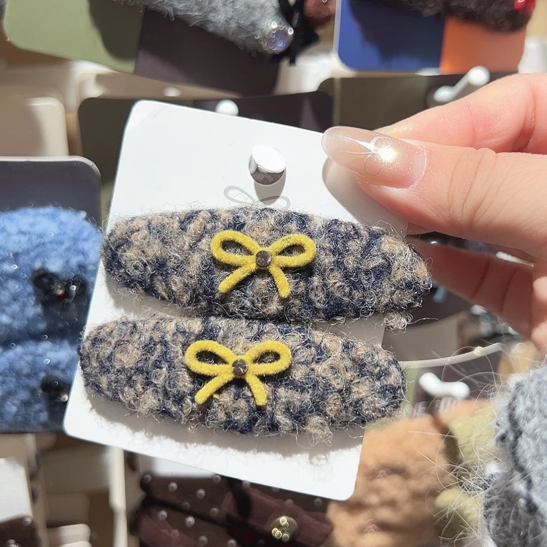 非金属黄色蝴蝶结椭圆掰掰